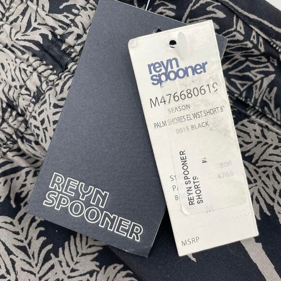 Reyn Spooner Men's Cotton Shorts Palm Shores Elastic Waist NWT, Sz. M  Vacation - Picture 4 of 9